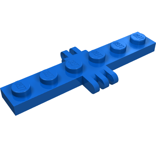 4507 Part 4507 - Hinge Plate 1 x 6 with 2 and 3 Fingers On Sides – Bricks in ...