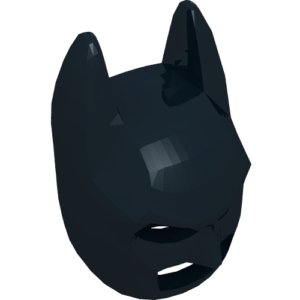 10113 - Minifigure, Headgear Mask Batman Cowl (Angular Ears, Pronounced Brow)