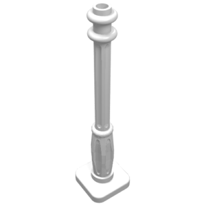 2039 - Support 2 x 2 x 7 Lamp Post, 6 Base Flutes