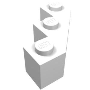 2462 - Brick, Modified Facet 3 x 3