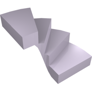 28466 - Stairs 6 x 6 x 4 Curved