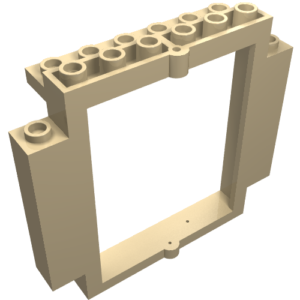 30101 - Door, Frame 2 x 8 x 6 Swivel with Bottom Notches