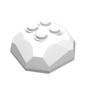 30293 - Rock 4 x 4 Octagonal Boulder, Top