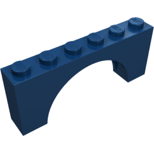 3307 - Arch 1 x 6 x 2 - Thick Top with Reinforced Underside