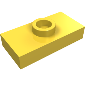 3794a - Plate, Modified 1 x 2 with 1 Stud without Groove (Jumper)
