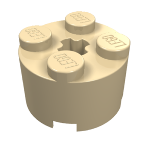 3941 - Brick, Round 2 x 2 with Axle Hole