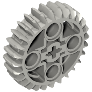 46372 - Technic, Gear 28 Tooth Double Bevel
