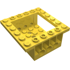 47507 - Cockpit 6 x 6 x 2 Cabin Base with Pin Holes