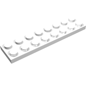 4758 - Electric Plate 2 x 8 with Contacts