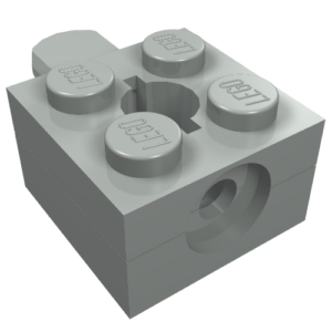 792c02 - Arm Holder Brick 2 x 2 with Top Hole with Arm (792c04 / 795)