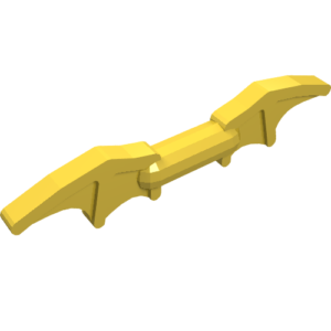 98721 - Minifigure, Weapon Batman Batarang (2 Bat Wings with Bar in Middle)