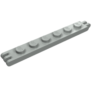 4504 - Hinge Plate 1 x 6 with 2 and 3 Fingers On Ends