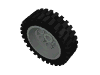 2695c01 - Wheel 30mm D. x 13mm (13 x 24 Model Team), with Black Tire 13 x 24 Model Team (2695 / 2696)