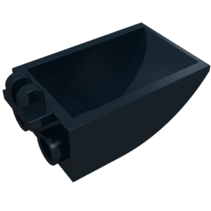 4626 - Vehicle, Digger Bucket 2 x 3 Curved Bottom, Hollow, with 2 Fingers Hinge