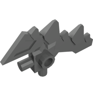 23861 - Minifigure, Weapon Blade with Bars and 5 Spikes