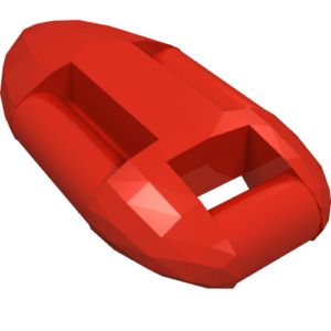 90395 - Minifigure, Utensil Lifeguard Float - Solid Back