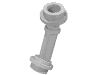 x156 - Minifigure, Weapon Lightsaber Hilt Angled