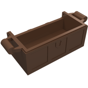 4738b - Container, Treasure Chest Bottom with No Slots in Back