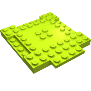 15624 - Brick, Modified 8 x 8 x 2/3 with 1 x 4 Indentations and 1 x 4 Plate