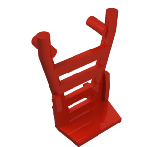 2495 - Minifigure, Utensil Hand Truck Frame