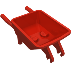 98288 - Minifigure, Utensil Wheelbarrow Frame